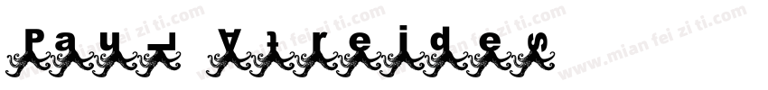 Paul Atreides字体转换